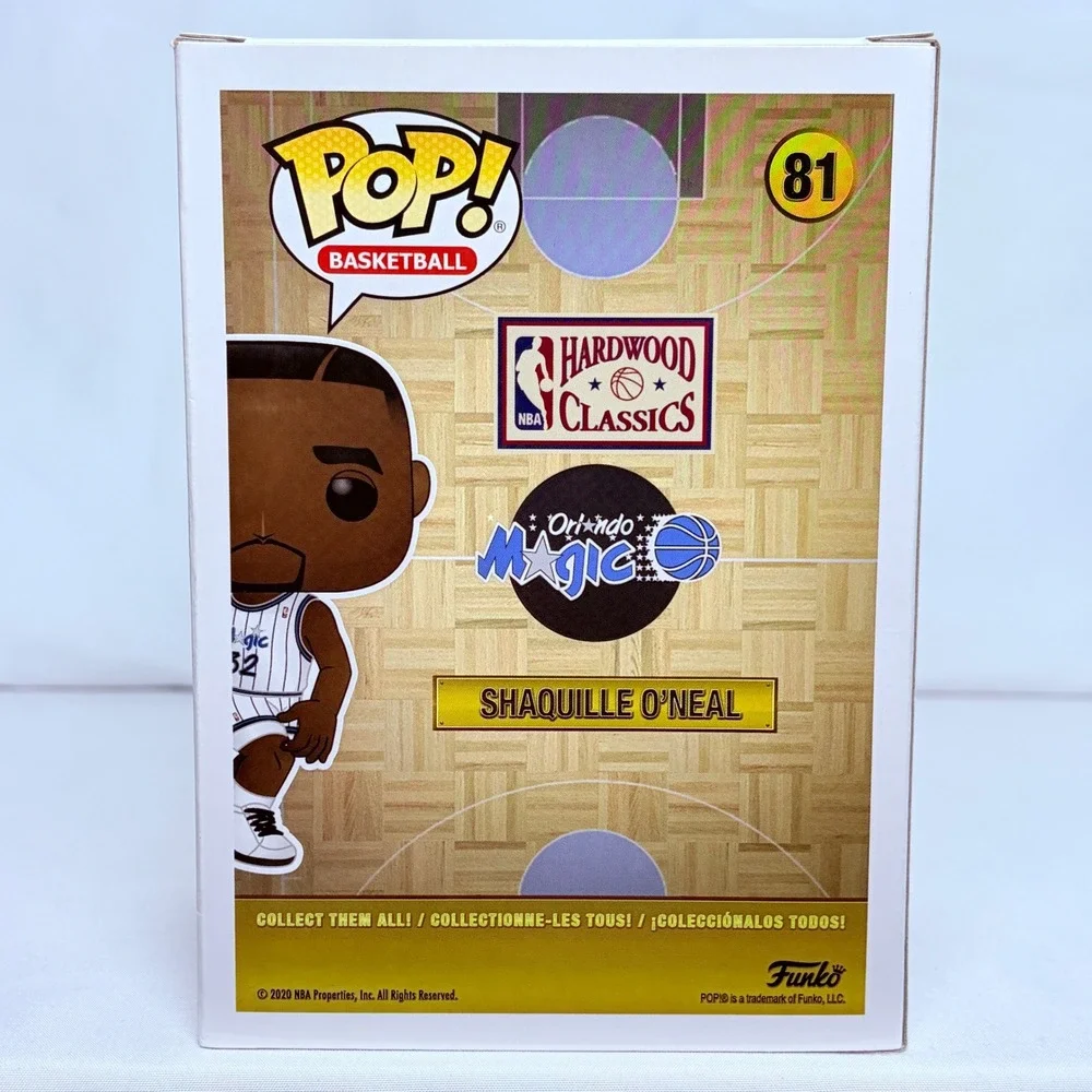 Funko NBA Shaquille O'Neal‎ OS White Orlando Magic Pop Basketball 81 HWC Shaq